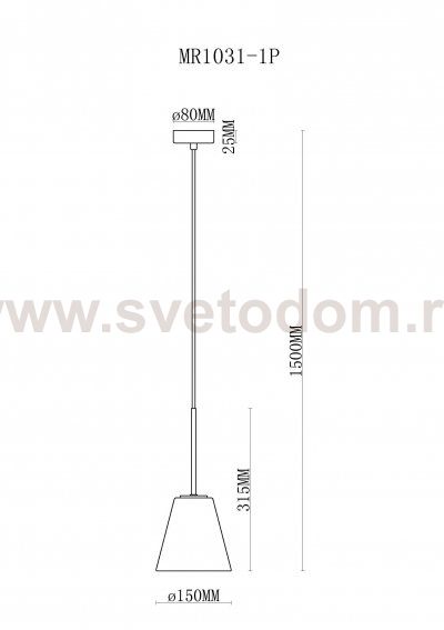 Подвесной светильник Stiven MR1031-1P MyFar