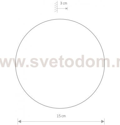 Настенный светильник Nowodvorski Ring Led S 10317