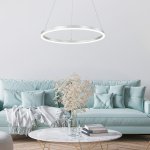 Подвесной светильник Escada 10254/1 LED*43W Silver APP VOID