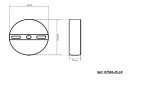 Люстра СИДА черная d69 h120 G4 125W (Led лампы в комплекте) Kink light 07504-25,19