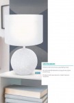 Настольная керамическая лампа с абажуром Eglo 98381 MONTALBANO