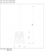 Подвесной светильник Lucide 78481/35/30