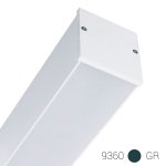 Светильник настенно-потолочный Nowodvorski OFFICE LED GRAPHITEE 9360