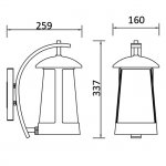 Светильник настенный  Oasis Light 2501