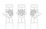 Светильник столб уличный 1 поворотный модуль Oasis Light W6142-1-1300