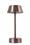 Аккумуляторная настольная лампа Crystal Lux SANTA LG1 COFFEE (3663/501)