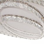 Люстра c ПДУ 9905672 LED 100Вт 3 режима диммер 3000-6000К хром 60х40х14 см